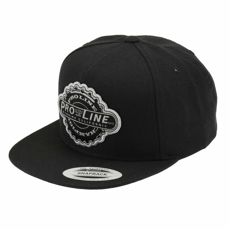 Pro-Line Racing Pro-Line Manufactured Black Snapback Hat (One Size Fits Most) for Parts