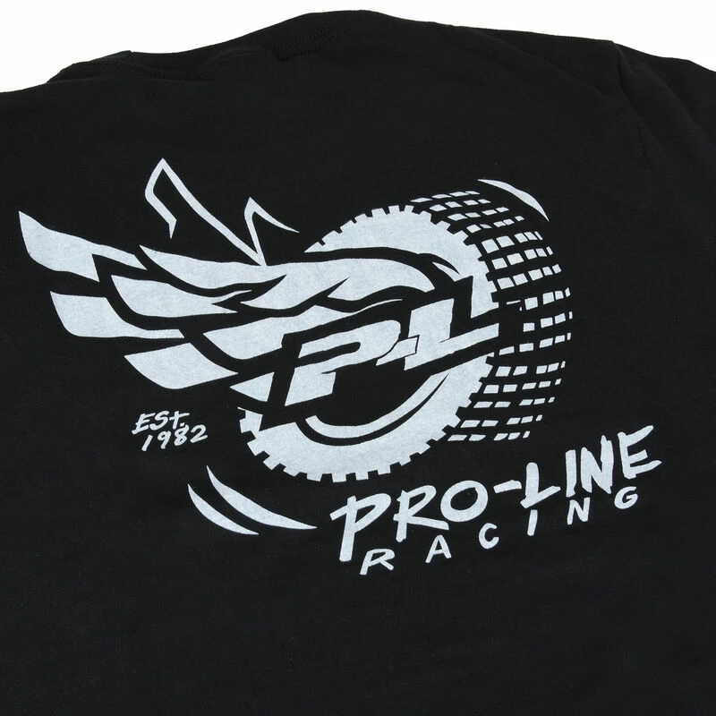 Pro-Line Racing Pro-Line Wings Black T-Shirt - Large for Parts - Image 3